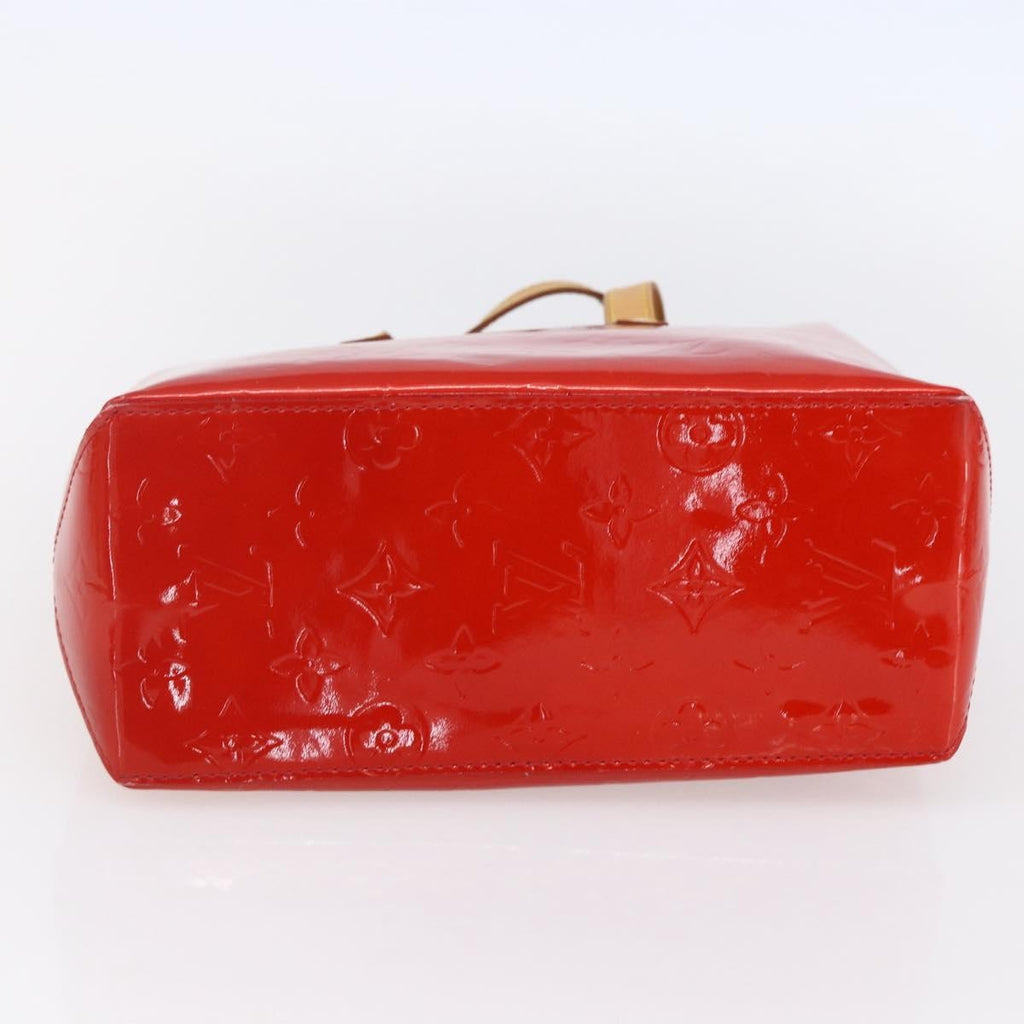 Louis Vuitton Reade Handbag Monogram Vernis Red Patent_Leather Handbag