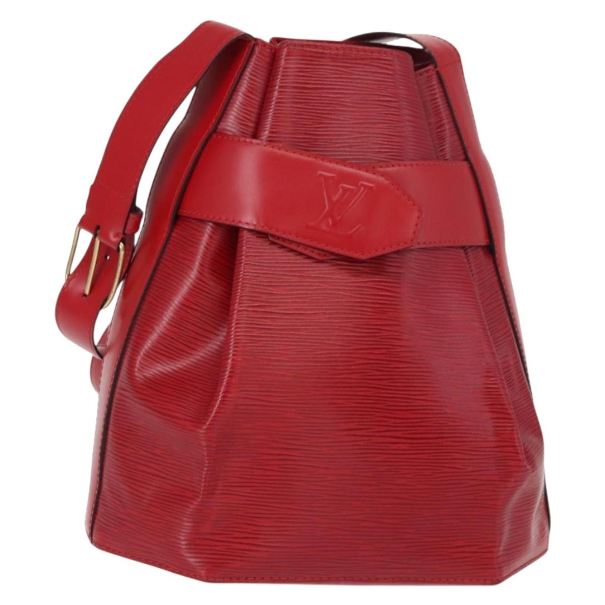 Louis Vuitton Vintage Sac D'epaule Handbag Epi Leather Red Leather Shoulder Bag