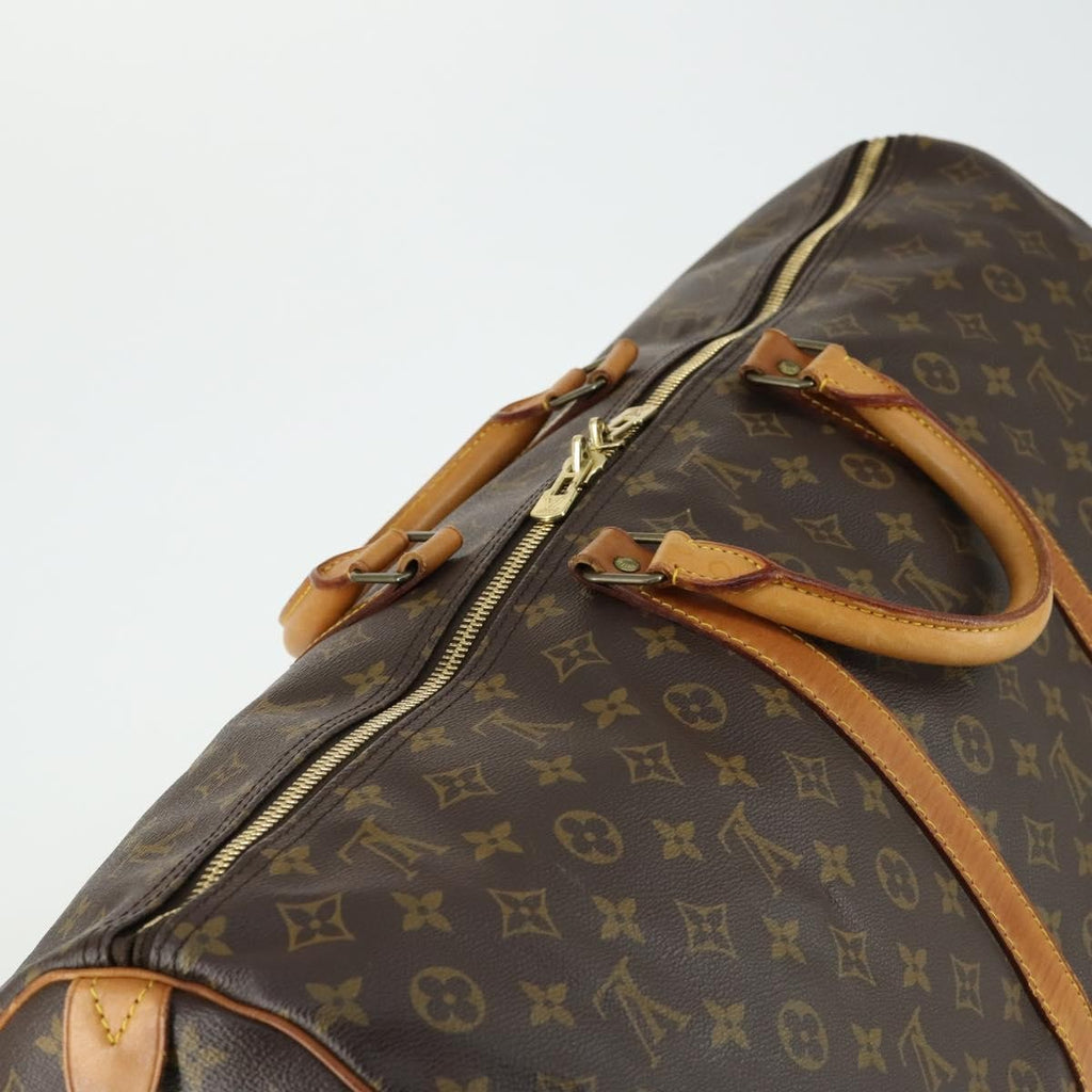 Louis Vuitton Keepall Bag Monogram Canvas Brown Canvas Travel Bag