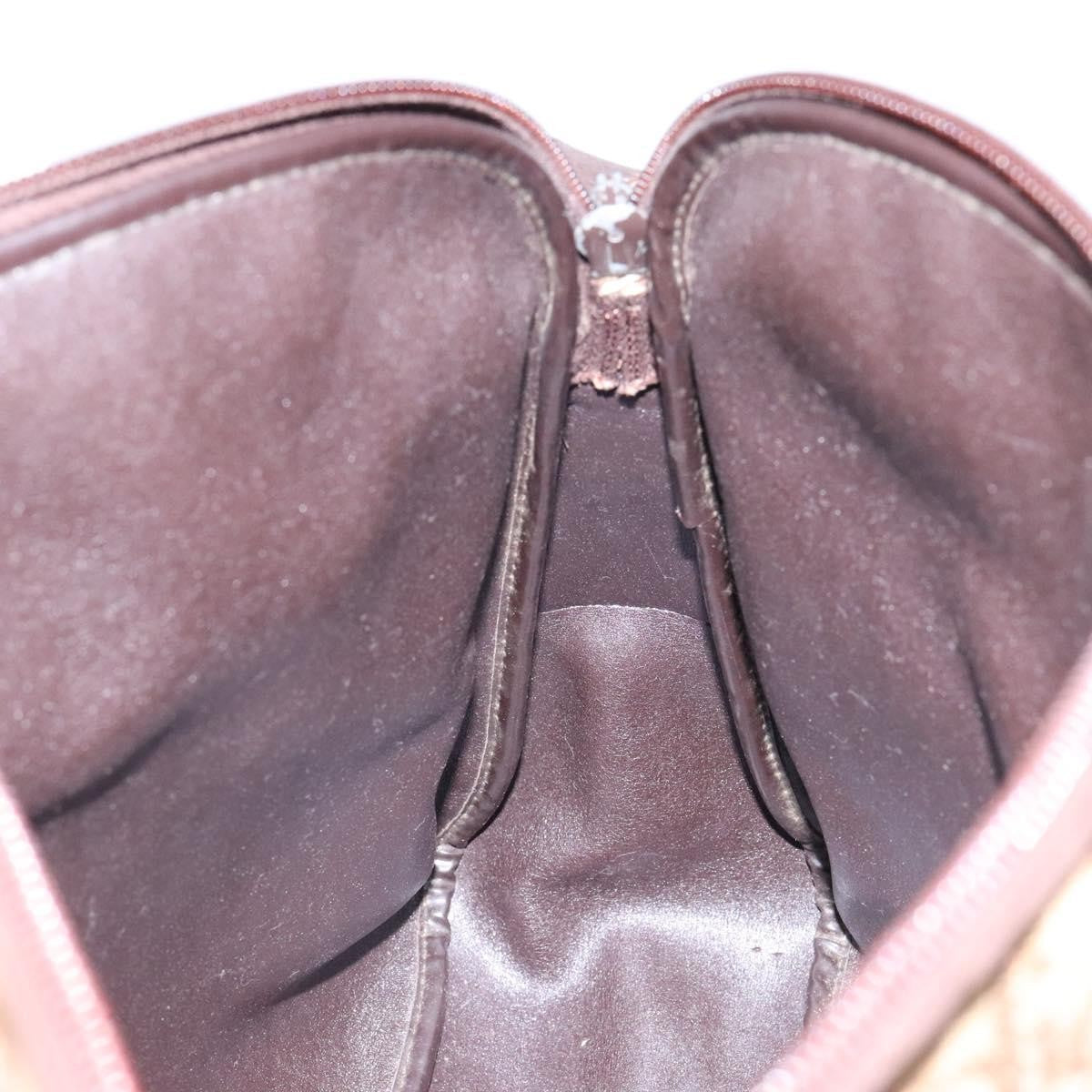 Christian Dior Vintage Trotter Shoulder Bag Canvas Brown Canvas Bag (Pre-Owned)