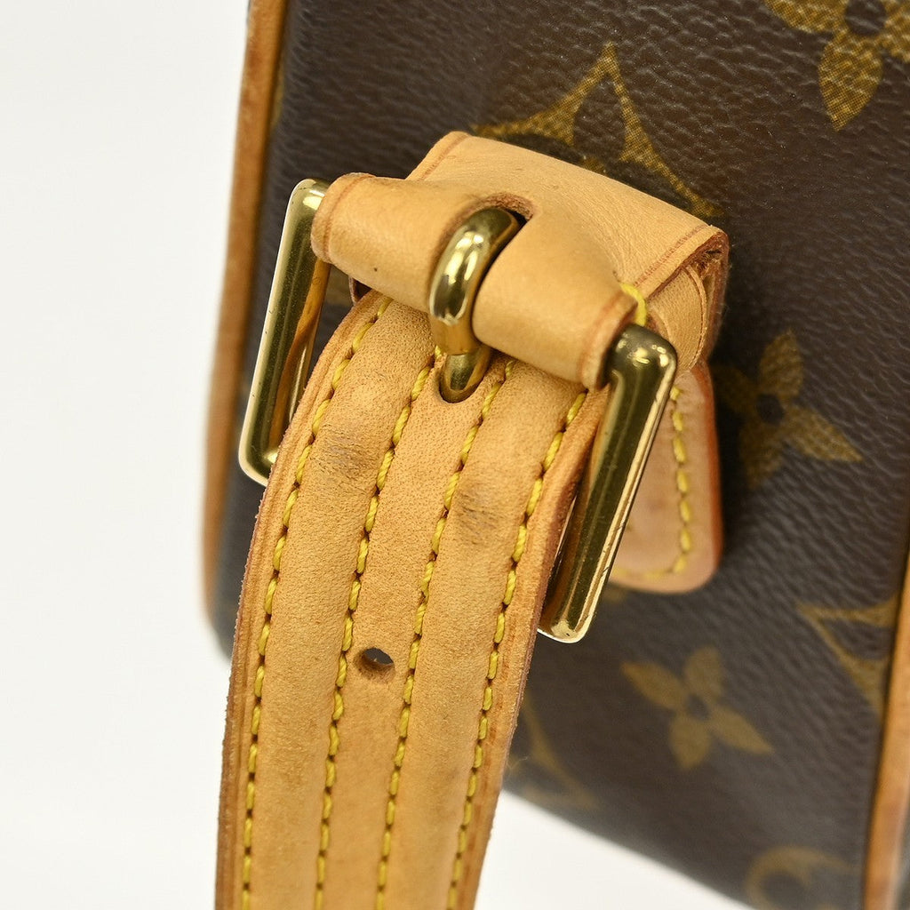 Louis Vuitton Viva Cite Handbag Monogram Canvas Brown Canvas Shoulder Bag