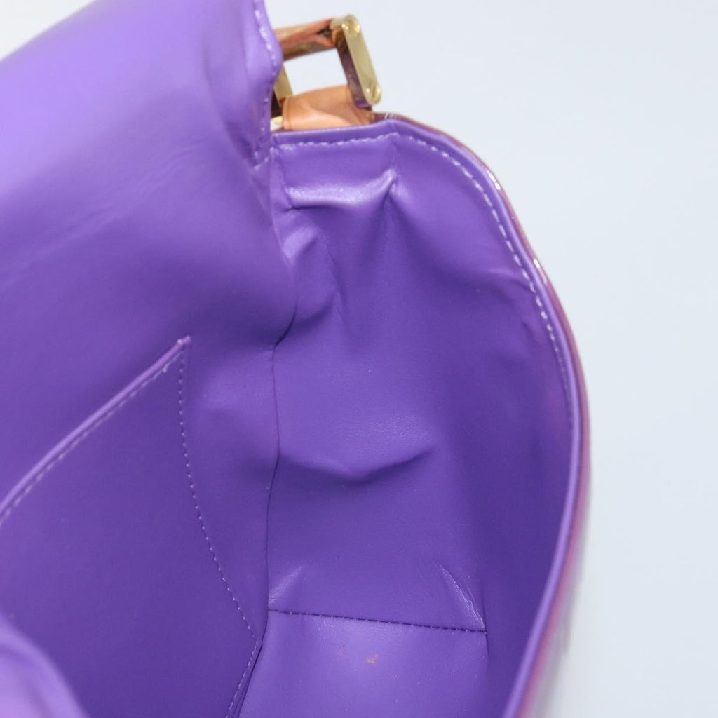 Louis Vuitton Thompson Street Handbag Monogram Vernis Purple Patent_Leather Shoulder Bag