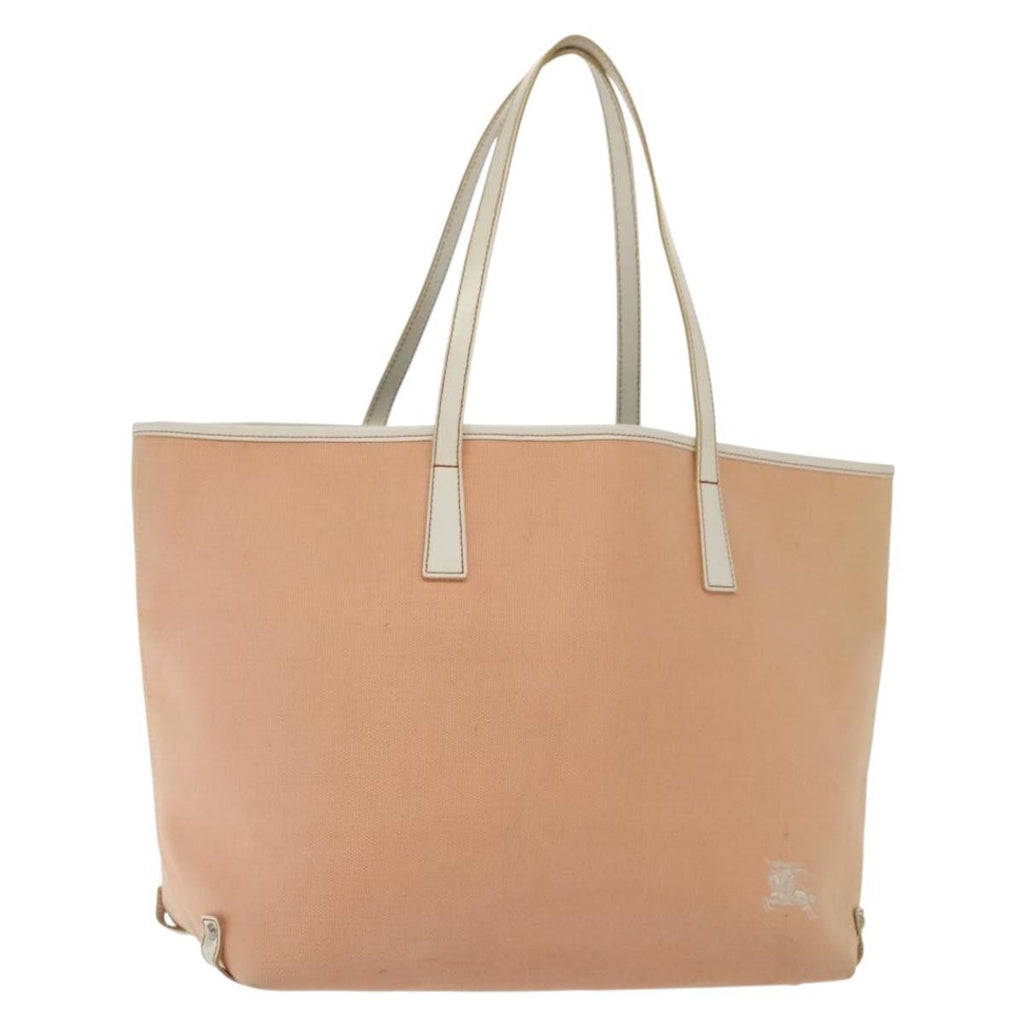 Burberry Blue Label Tote Bag Canvas Pink Canvas Tote Bag