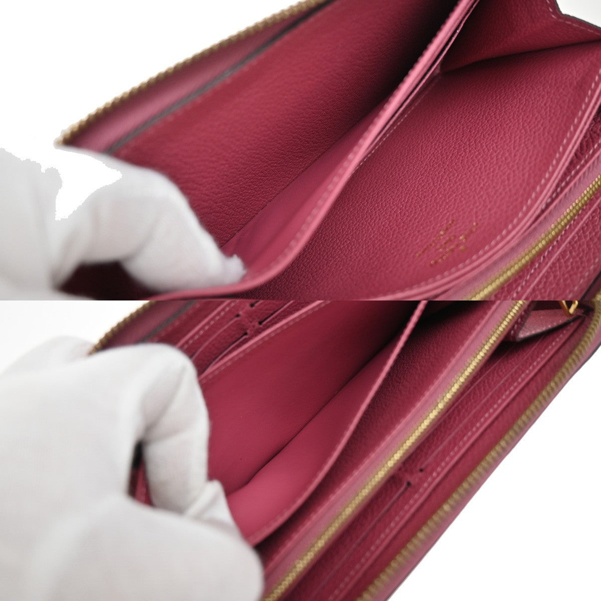 Louis Vuitton Portefeuille Zippy Monogramme Empreinte Monogramme Empreinte Purple Leather Wallets Accessory