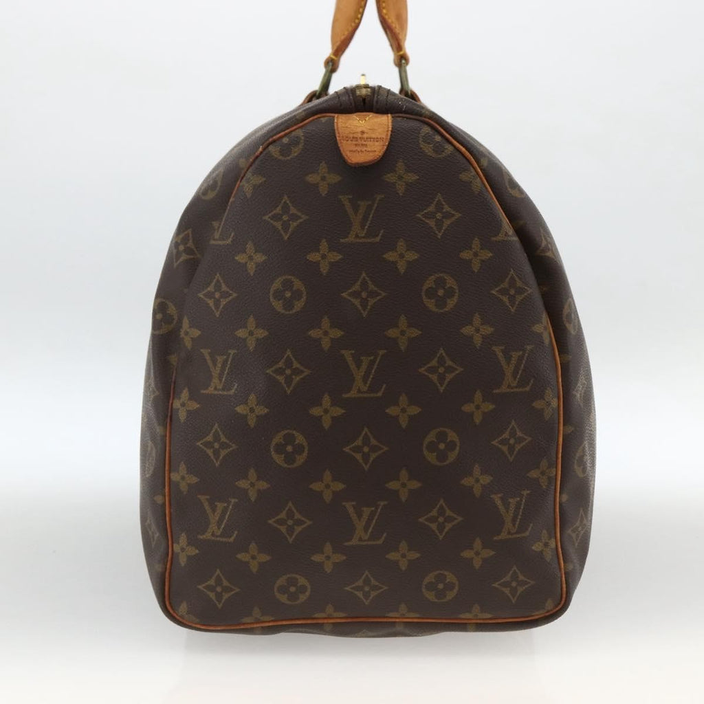 Louis Vuitton Keepall Bag Monogram Canvas Brown Canvas Travel Bag