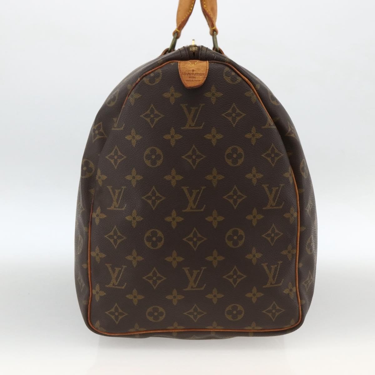 Louis Vuitton Keepall Bag Monogram Canvas Brown Canvas Travel Bag