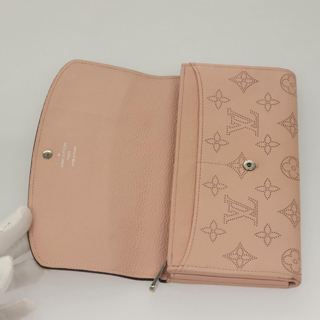 Louis Vuitton Iris Wallet Mahina Leather Pink Leather Wallets Accessory