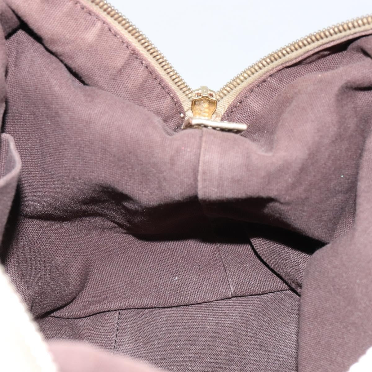 Saint Laurent Easy Y Bag Pebbled Leather Gold Leather Bag (Pre-Owned)