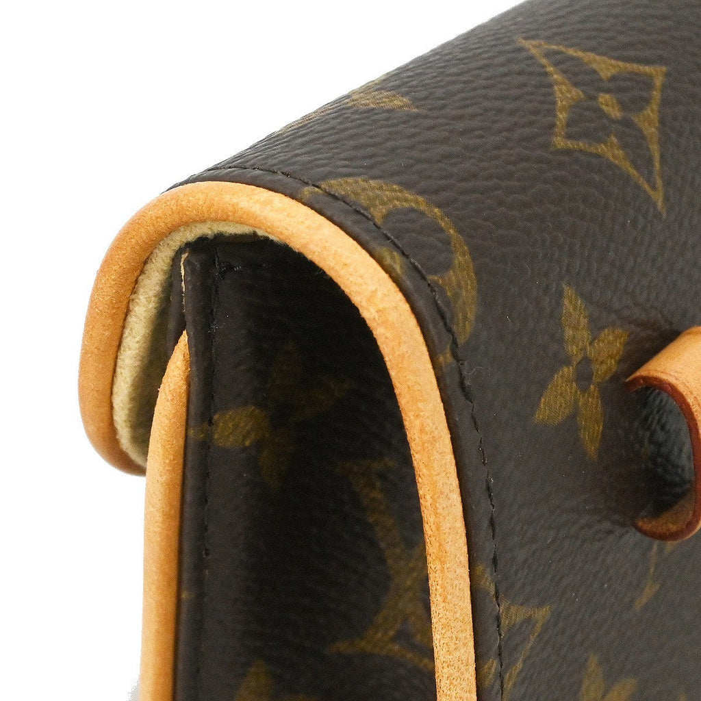 Louis Vuitton Florentine Waist Bag Monogram Canvas Brown Canvas Clutche & Pouche Bag