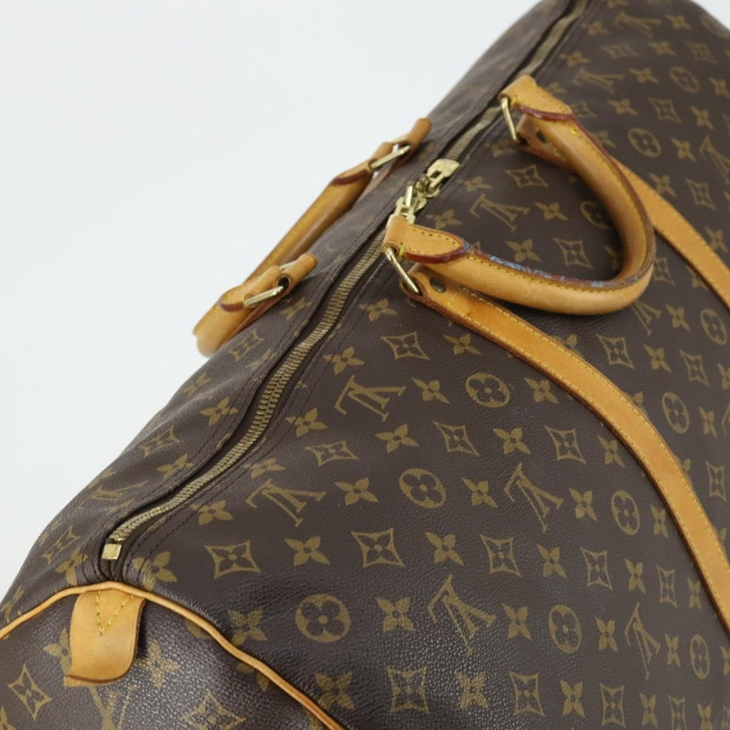 Louis Vuitton Keepall Bag Monogram Canvas Brown Canvas Travel Bag