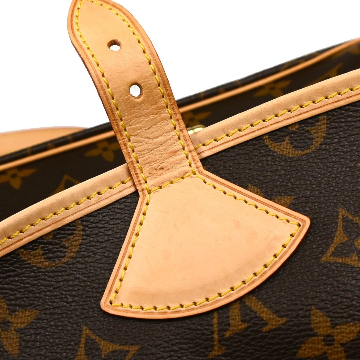 Louis Vuitton Sologne Handbag Monogram Canvas Brown Canvas Shoulder Bag
