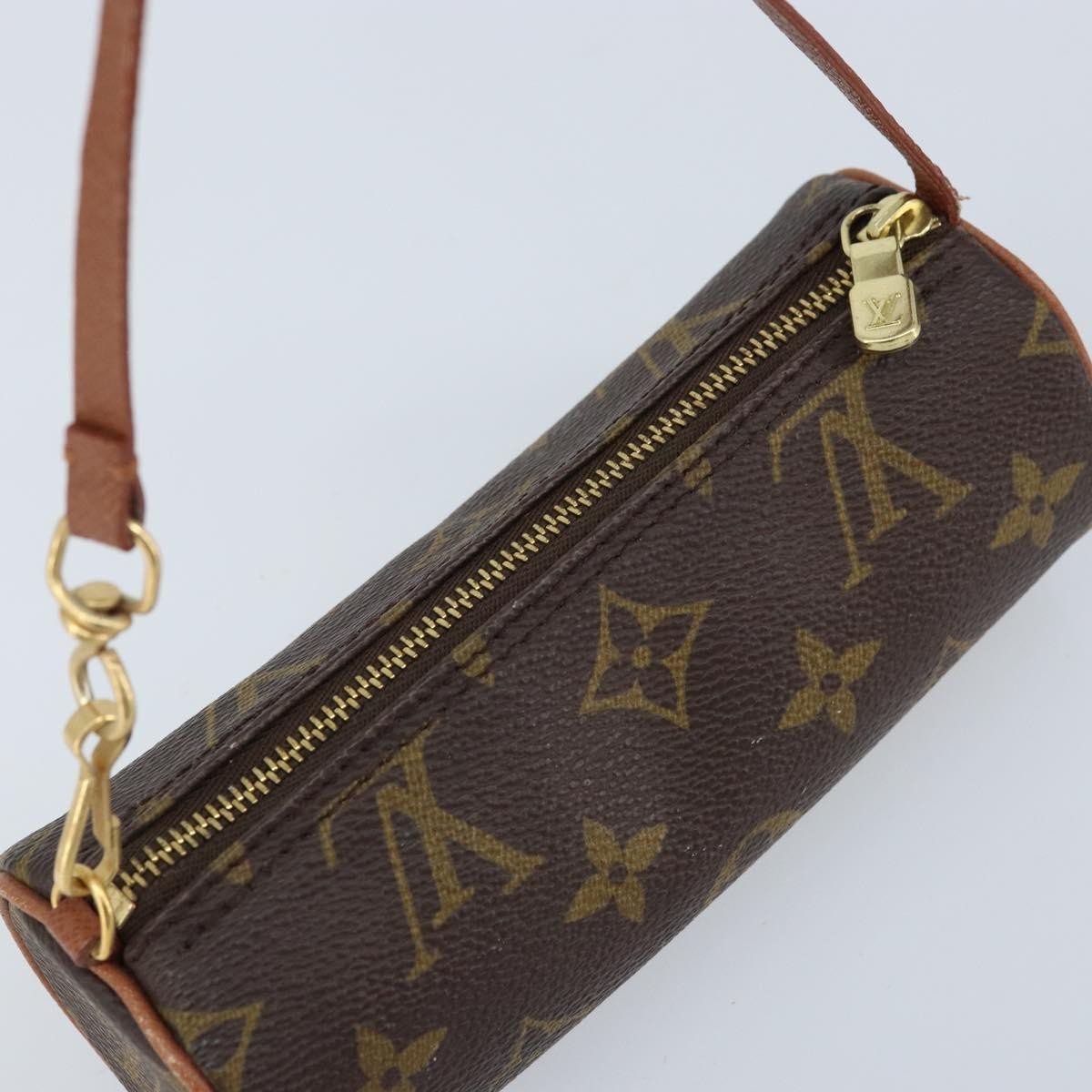 Louis Vuitton Papillon Pochette Monogram Canvas Brown Canvas Clutche & Pouche Bag