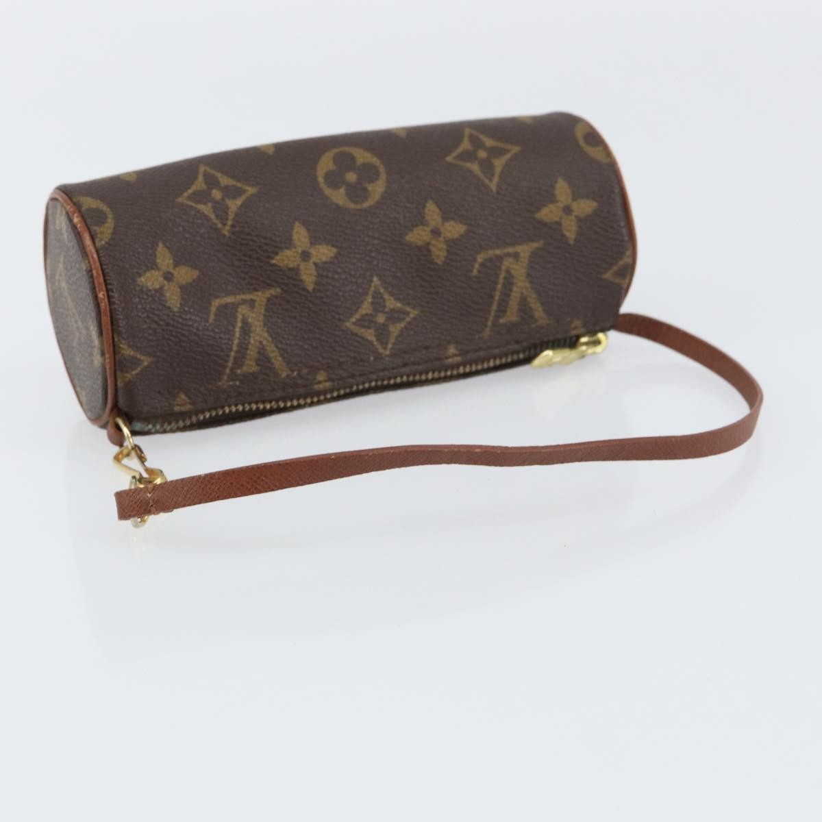 Louis Vuitton Papillon Pochette Monogram Canvas Brown Canvas Clutche & Pouche Bag