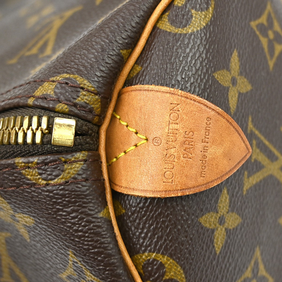 Louis Vuitton Keepall Bag Monogram Canvas Brown Canvas Travel Bag