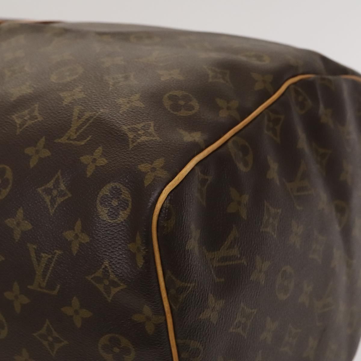 Louis Vuitton Keepall Bag Monogram Canvas Brown Canvas Travel Bag