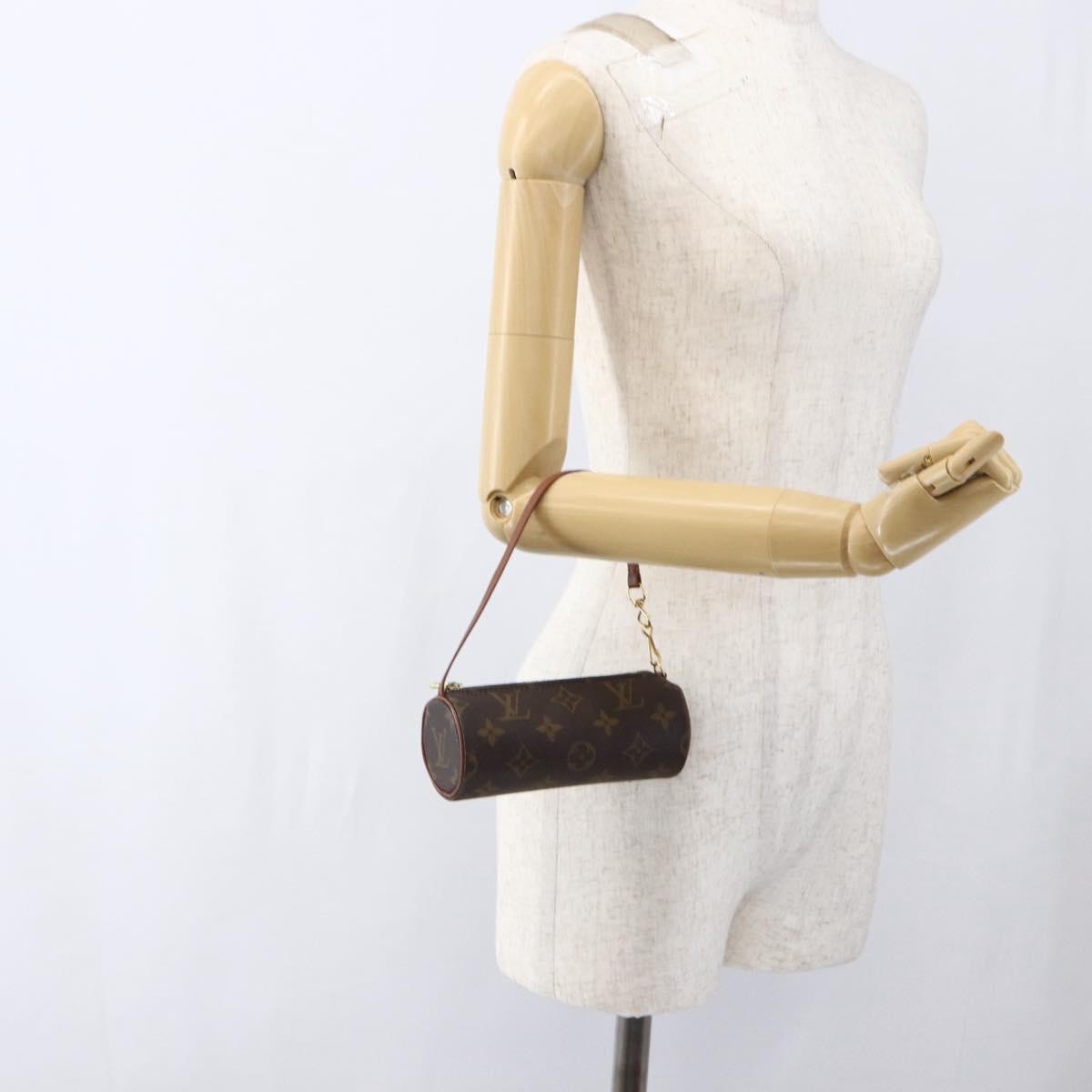 Louis Vuitton Papillon Pochette Monogram Canvas Brown Canvas Clutche & Pouche Bag