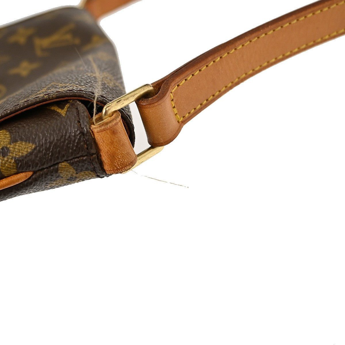 Louis Vuitton Musette Salsa Handbag Monogram Canvas Brown Canvas Shoulder Bag