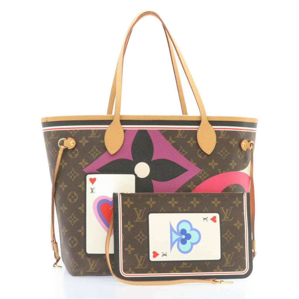 Louis Vuitton Neverfull Nm Tote Limited Edition Game On Monogram Canvas Brown Canvas Tote Bag
