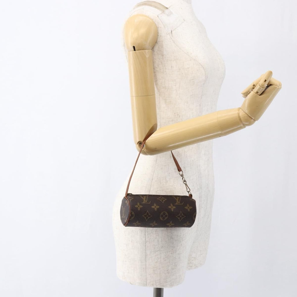Louis Vuitton Papillon Pochette Monogram Canvas Brown Canvas Clutche & Pouche Bag