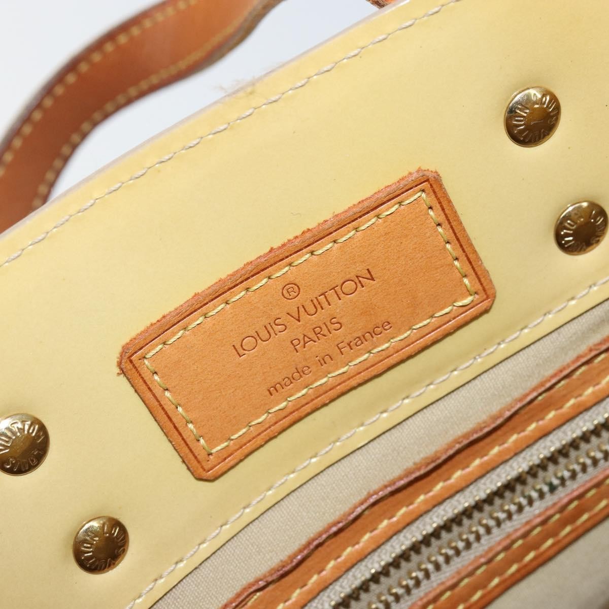 Louis Vuitton Reade Handbag Monogram Vernis Beige Patent_Leather Bag
