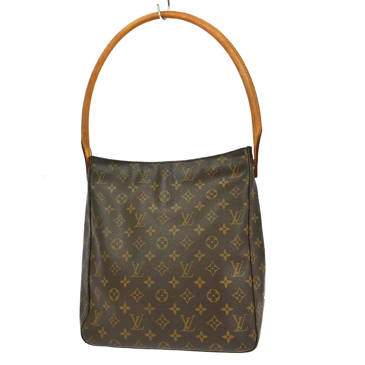 Louis Vuitton Monogram Looping Handbag Monogram Canvas Brown Canvas Shoulder Bag
