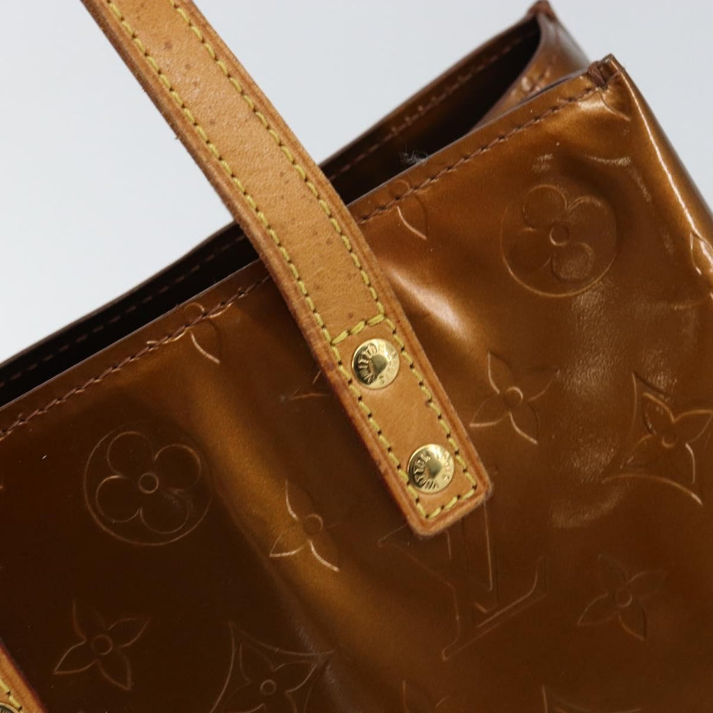 Louis Vuitton Reade Handbag Monogram Vernis Brown Patent_Leather Tote Bag