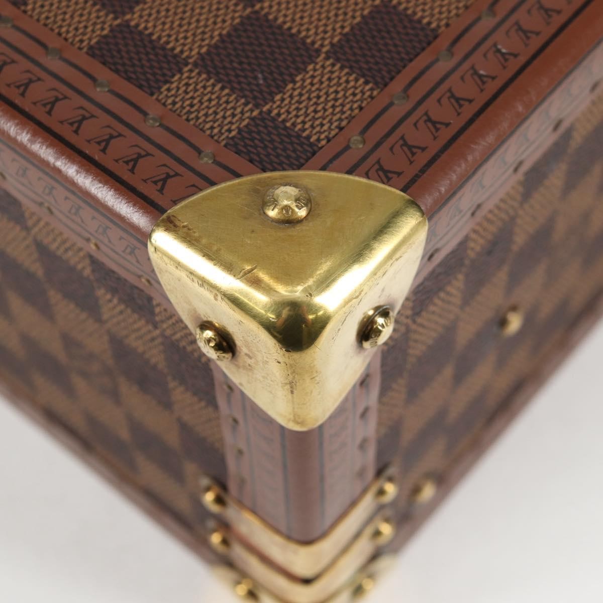 Louis Vuitton Cotteville Trunk Monogram Canvas Brown Canvas Bag