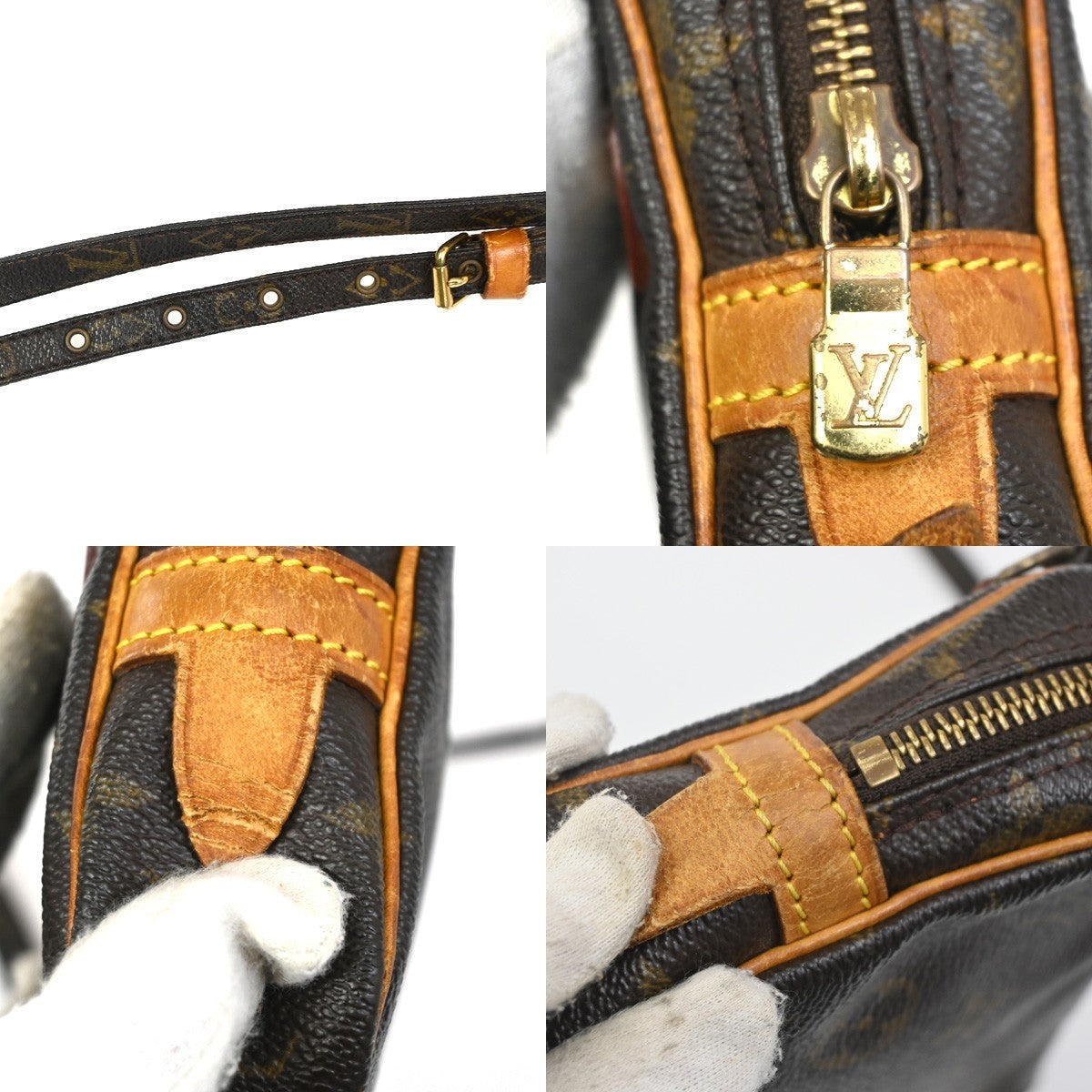 Louis Vuitton Pochette Marly Bandouliere Bag Monogram Canvas Brown Canvas Shoulder Bag