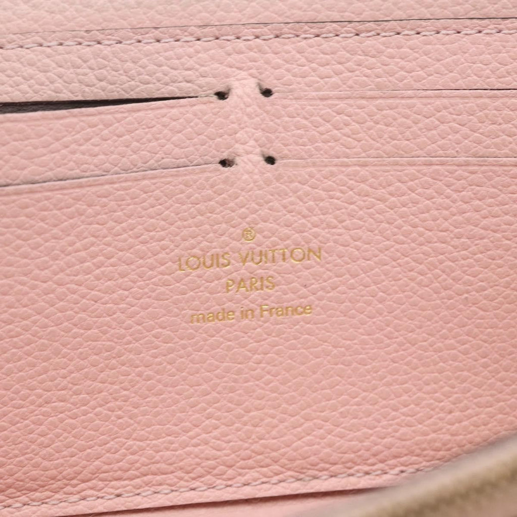 Louis Vuitton Clemence Wallet Monogram Empreinte Leather Pink Leather Wallets Accessory