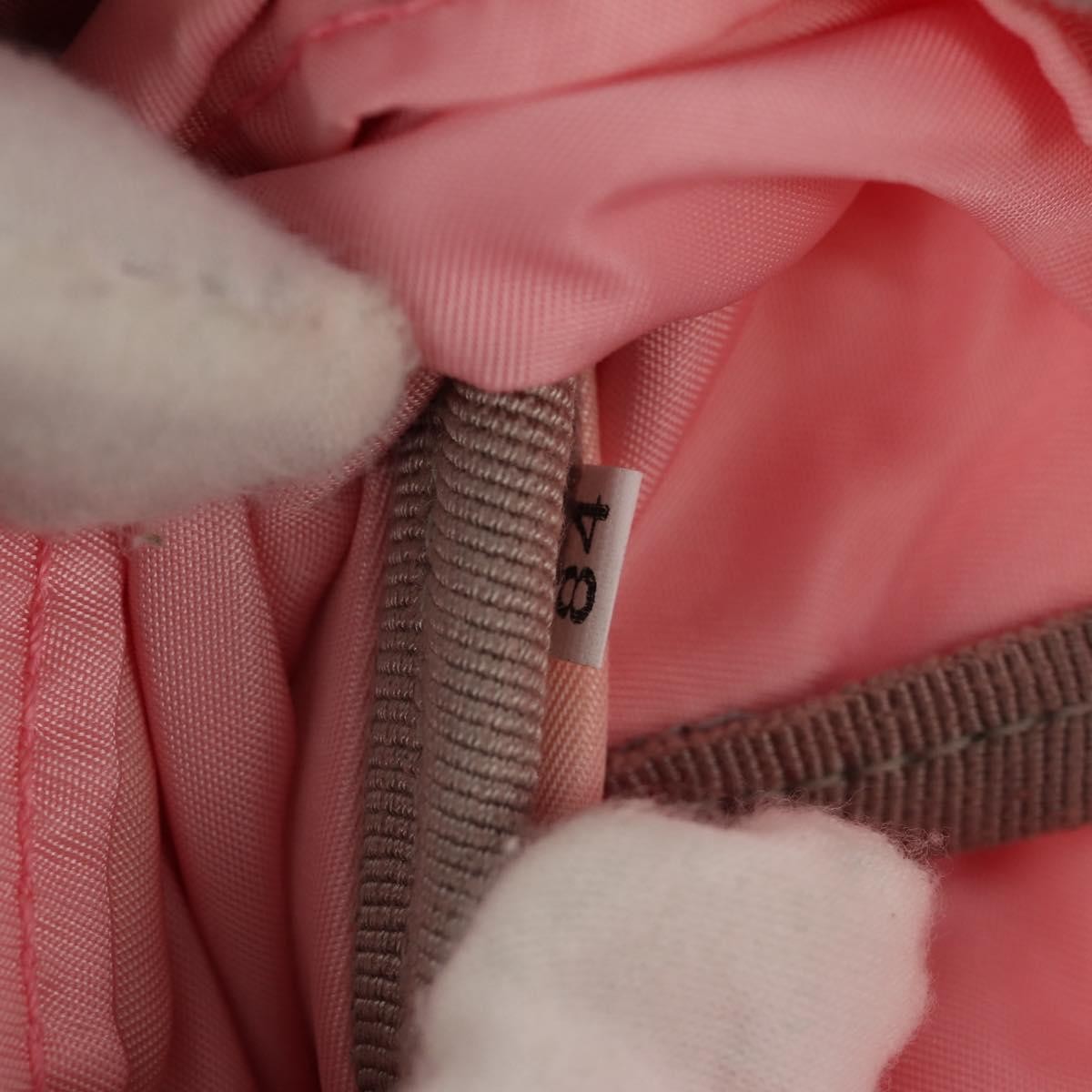 Prada Double Buckle Backpack Tessuto Pink Nylon Backpack Bag