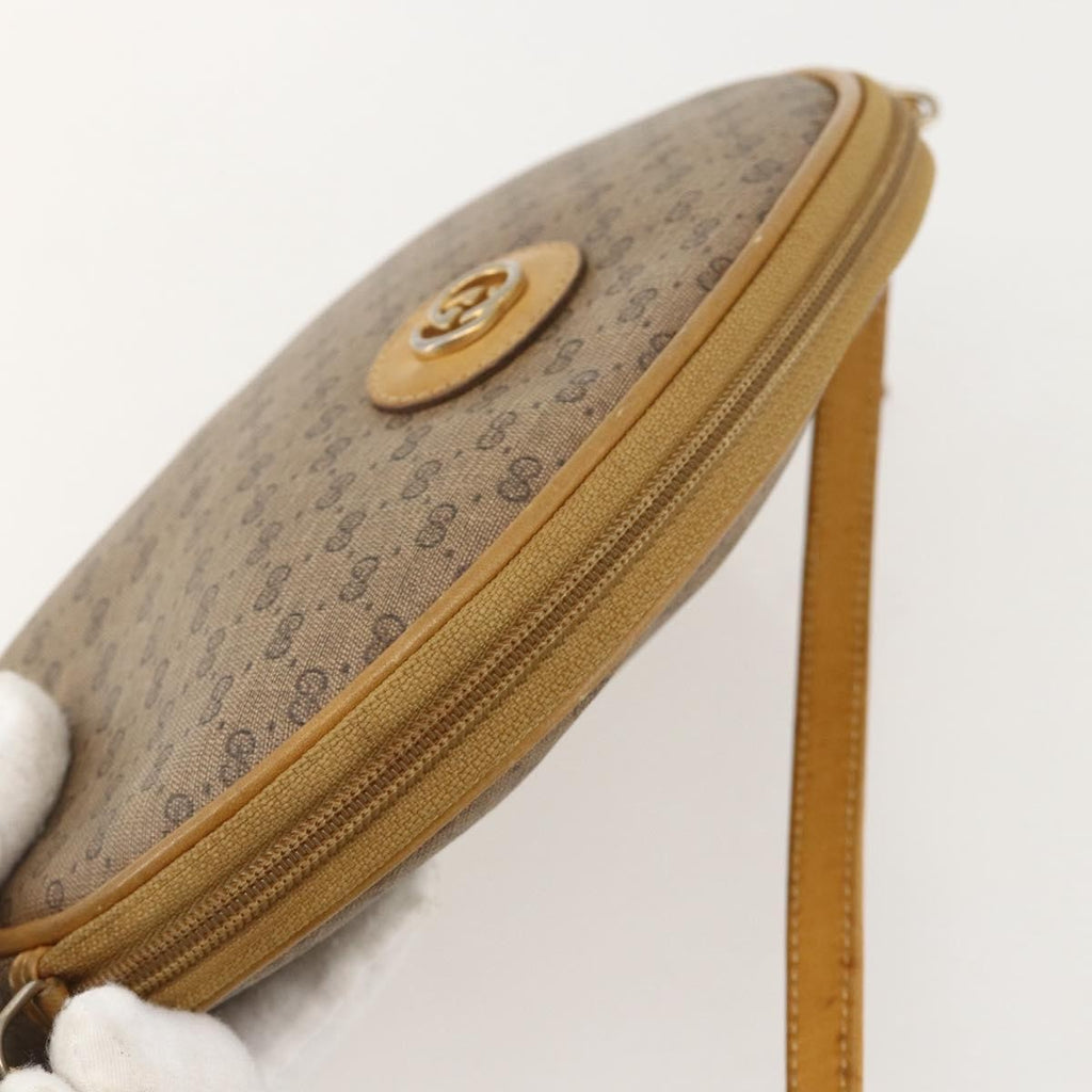 Gucci Micro Gg Supreme Shoulder Bag Gg Canvas Beige Pvc Shoulder Bag Bag (Pre-Owned)