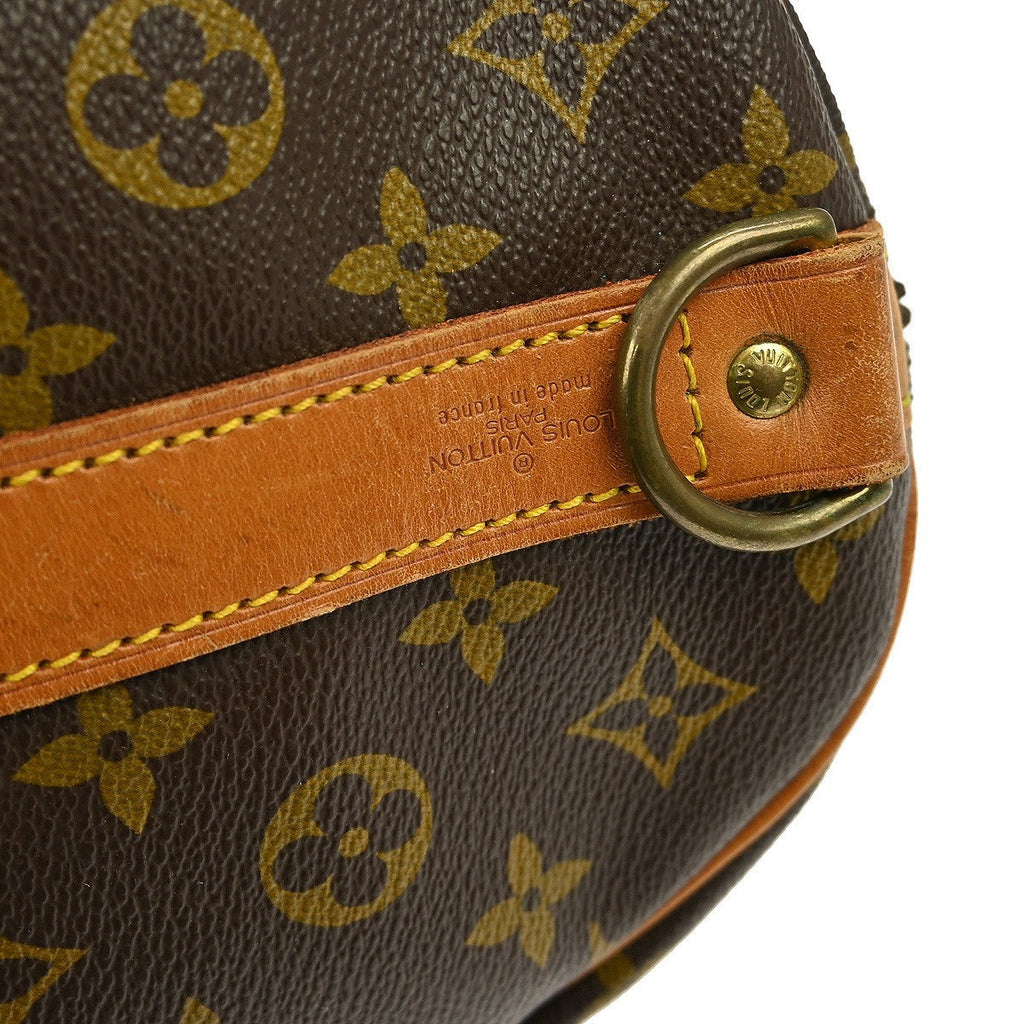 Louis Vuitton Keepall Bandouliere Bag Monogram Canvas Brown Canvas Travel Bag