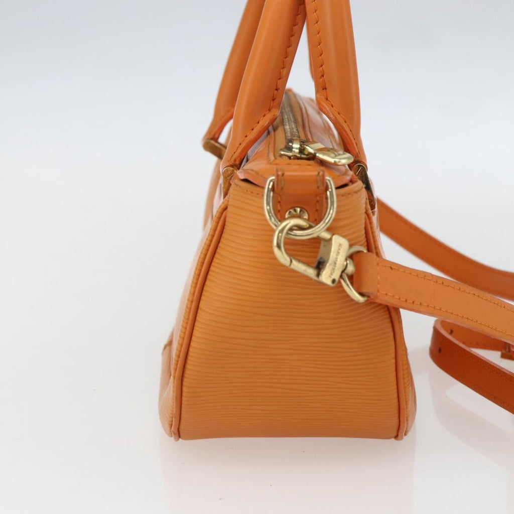 Louis Vuitton Danura Handbag Epi Orange Leather Handbag