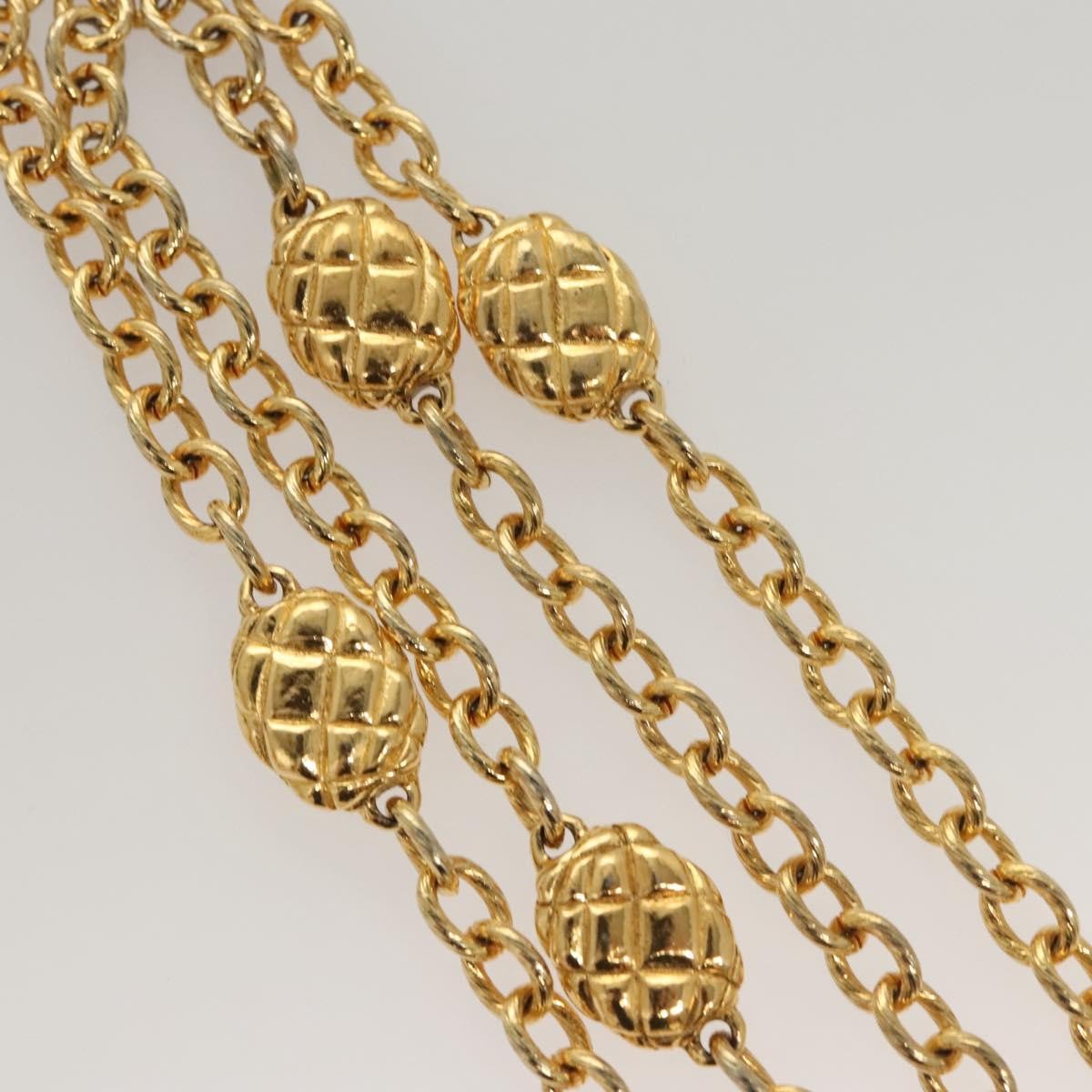 Chanel Cc Station Chain Belt Metal Gold Metal Belts Accessory