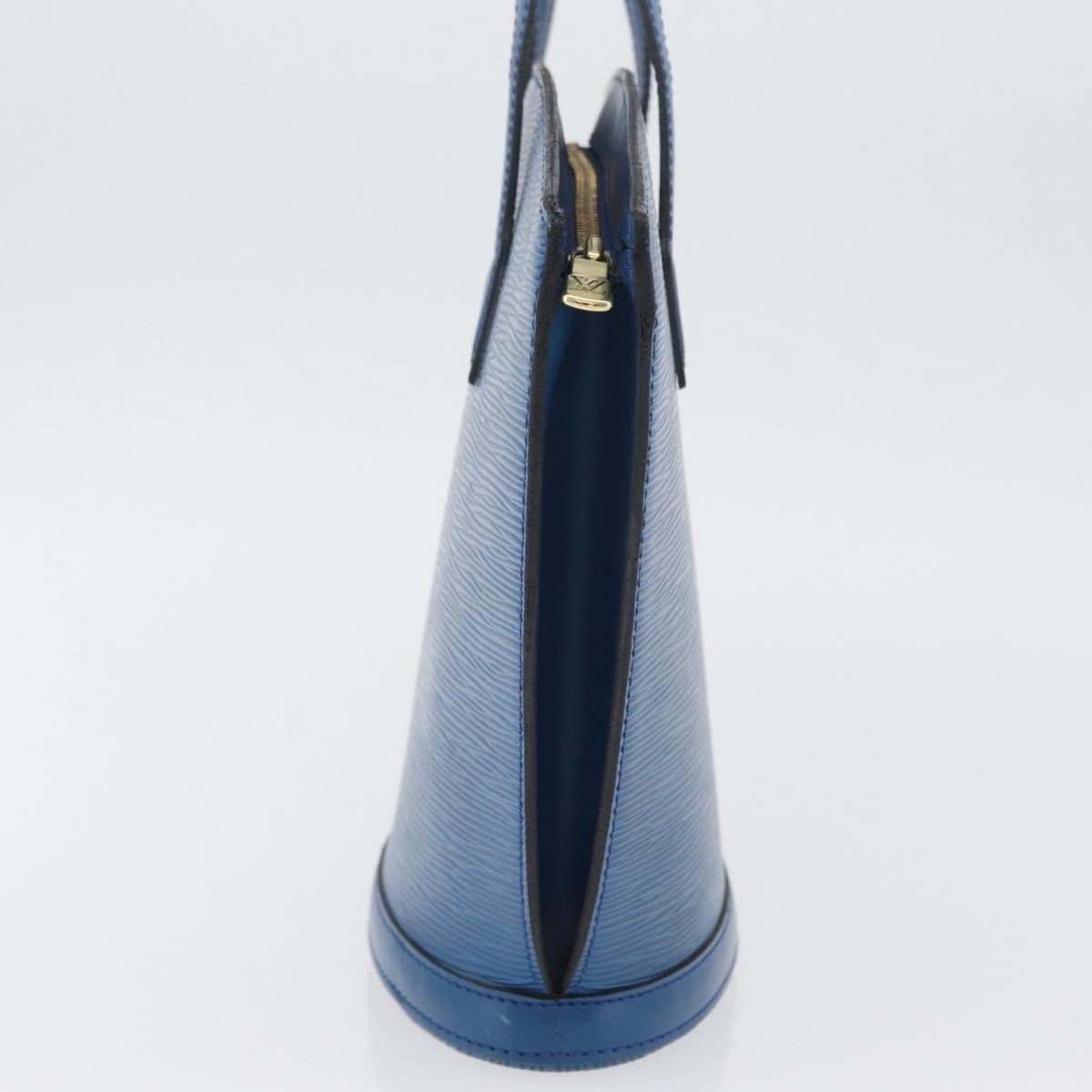 Louis Vuitton Saint Jacques Handbag Epi Leather Blue Leather Handbag