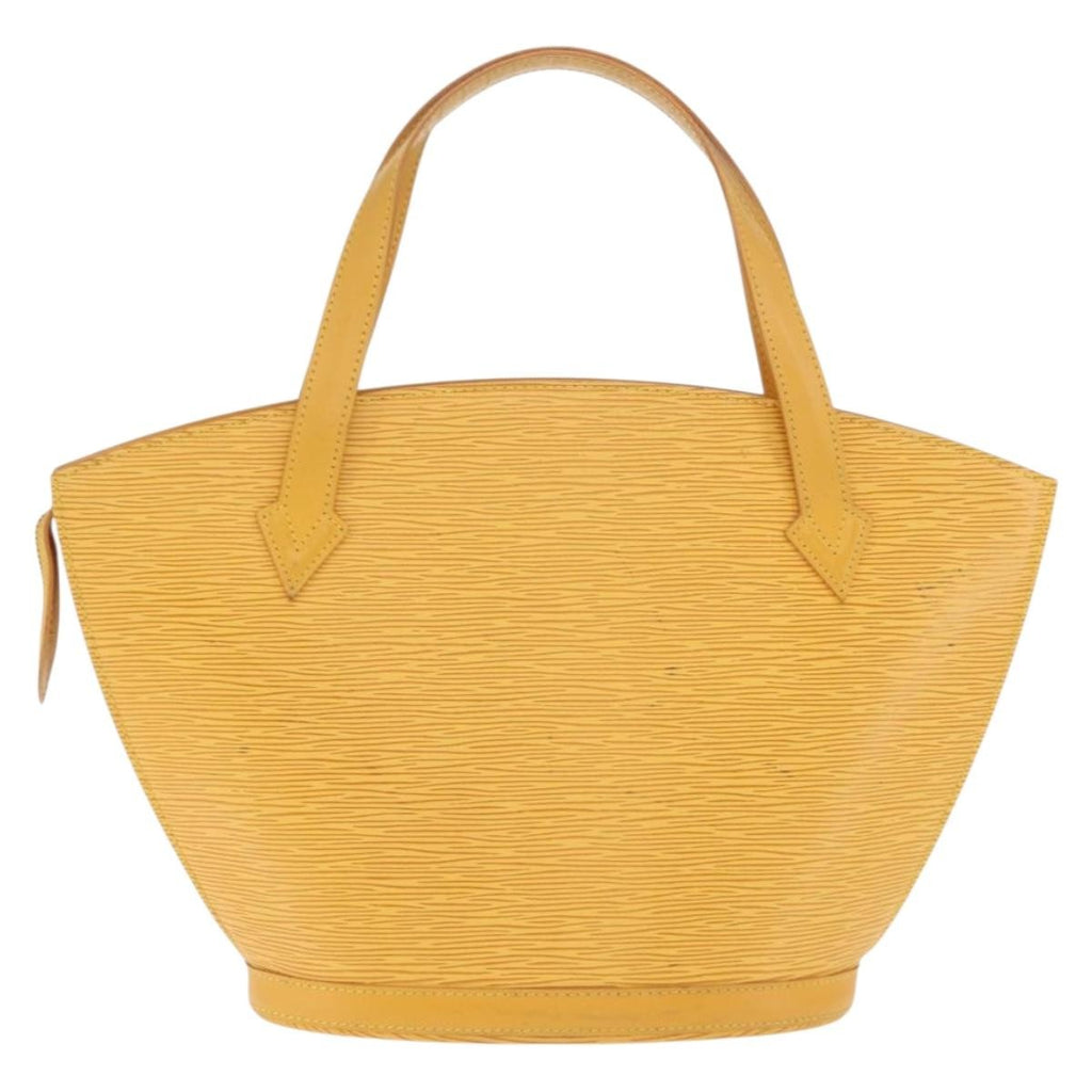 Louis Vuitton Saint Jacques Handbag Epi Leather Yellow Leather Handbag