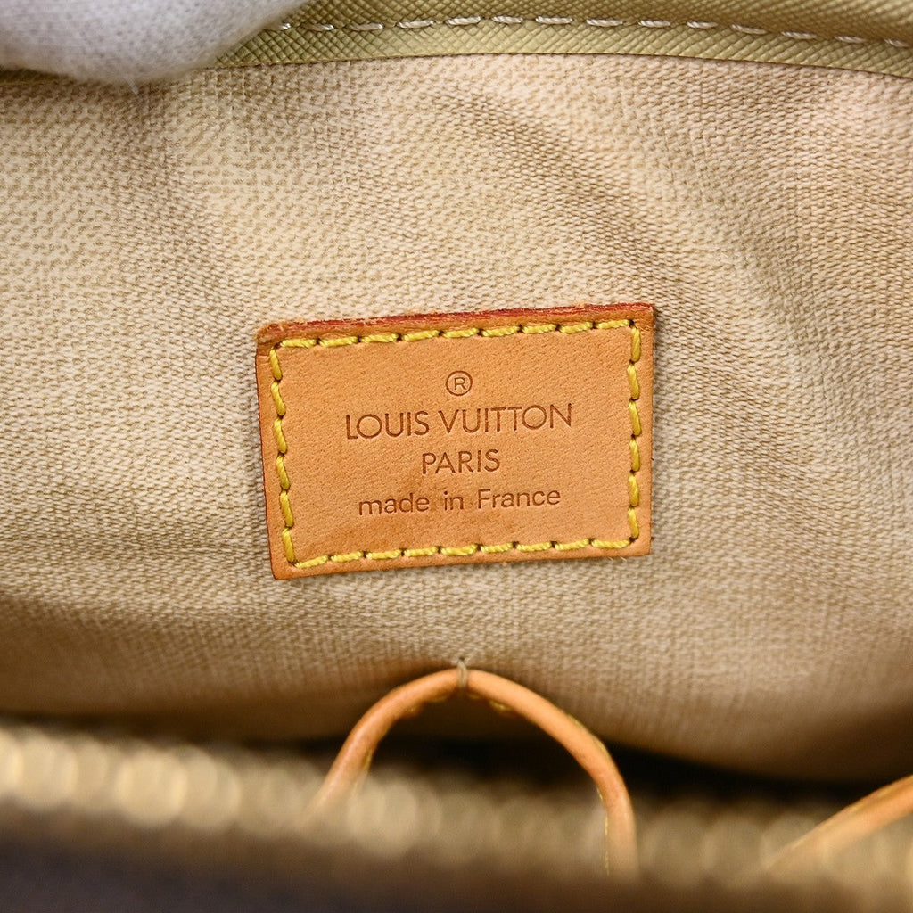 Louis Vuitton Trouville Handbag Monogram Canvas Brown Canvas Handbag