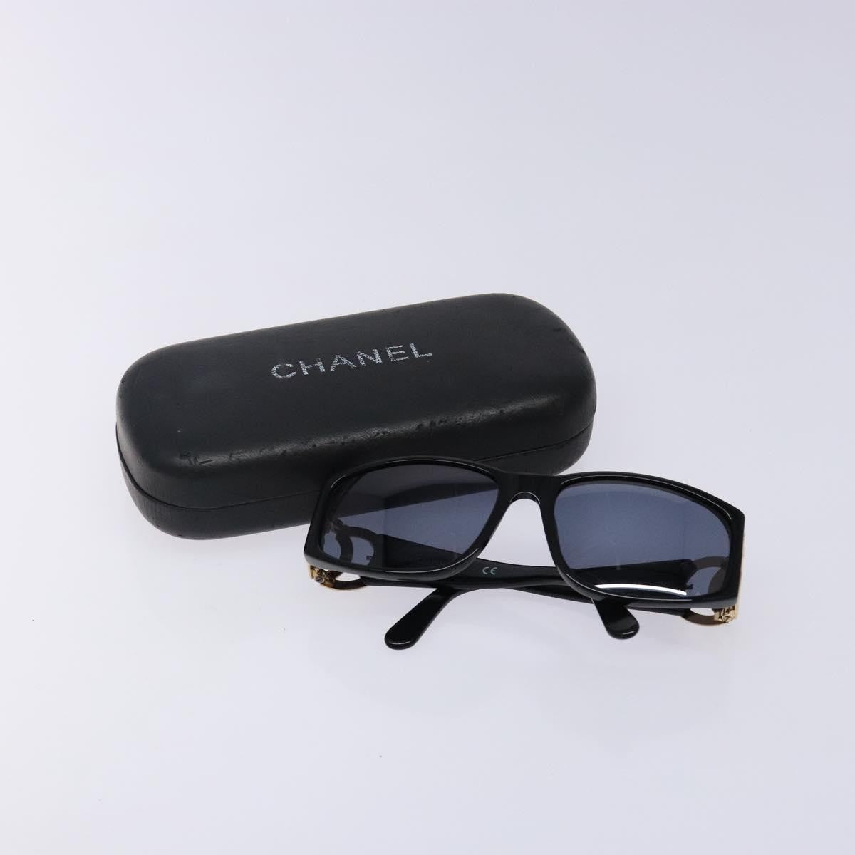 Chanel Logo Cc Sunglasses Plastic Black Plastic Sunglasse Accessory