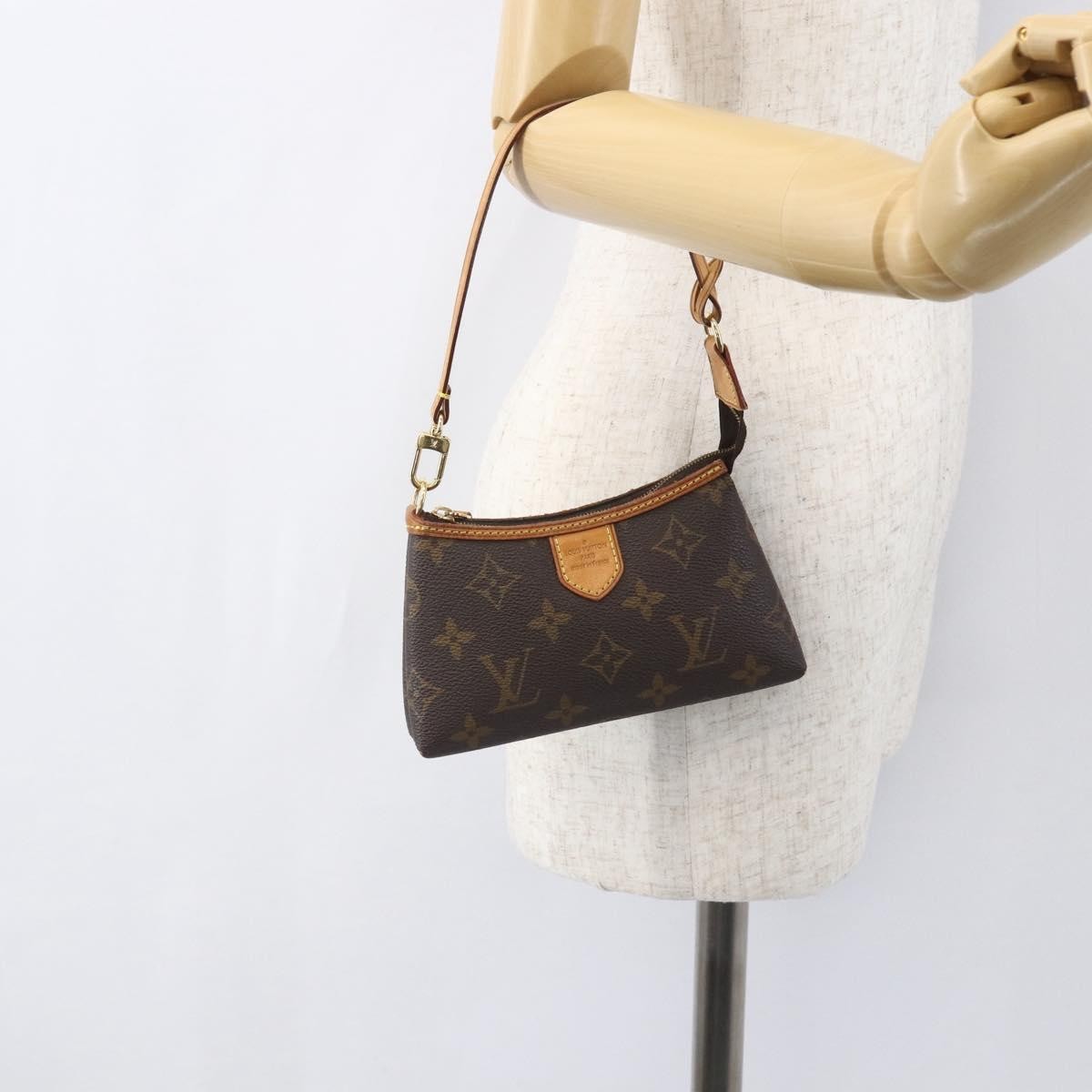 Louis Vuitton Delightful Pochette Monogram Canvas Brown Canvas Clutche & Pouche Bag