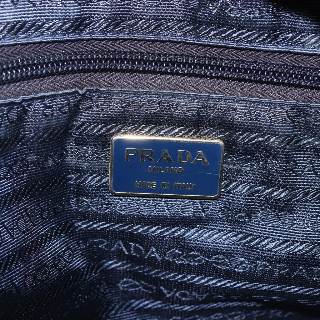 Prada Re-Edition 1995 Chain Tote Quilted Re-Nylon Navy Nylon Shoulder Bag Bag