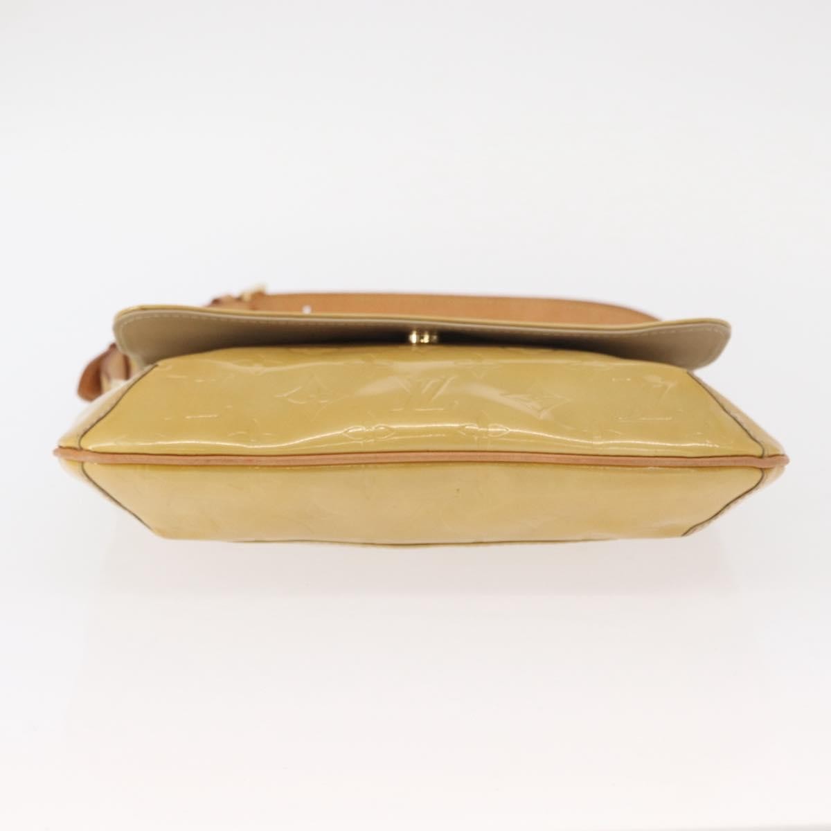 Louis Vuitton Thompson Street Handbag Monogram Vernis Beige Patent_Leather Shoulder Bag