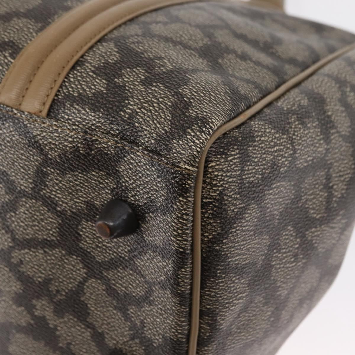 Saint Laurent Vintage Handbag Pvc Leather Gray Pvc Handbag (Pre-Owned)