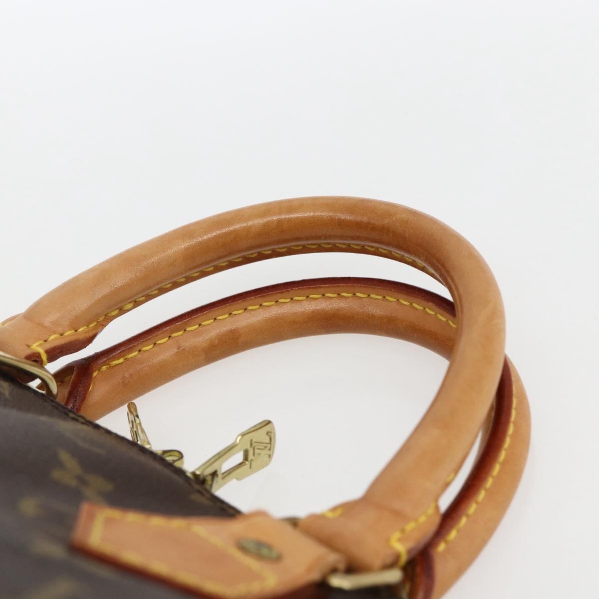 Louis Vuitton Alma Handbag Monogram Canvas Brown Canvas Handbag