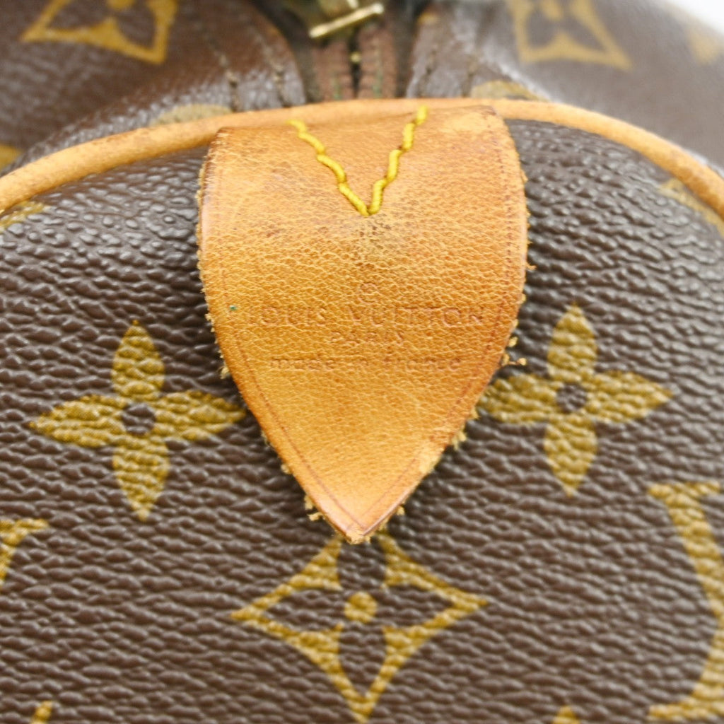 Louis Vuitton Keepall Bag Monogram Canvas Brown Canvas Travel Bag