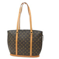 Louis Vuitton Babylone Handbag Monogram Canvas Brown Canvas Shoulder Bag