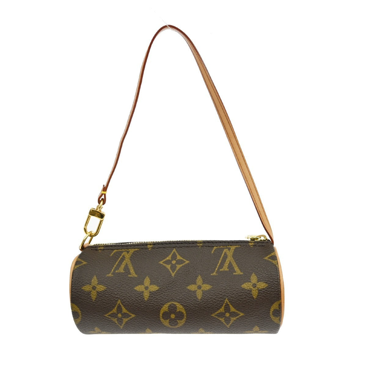 Louis Vuitton Papillon Pochette Monogram Canvas Brown Canvas Clutche & Pouche Bag