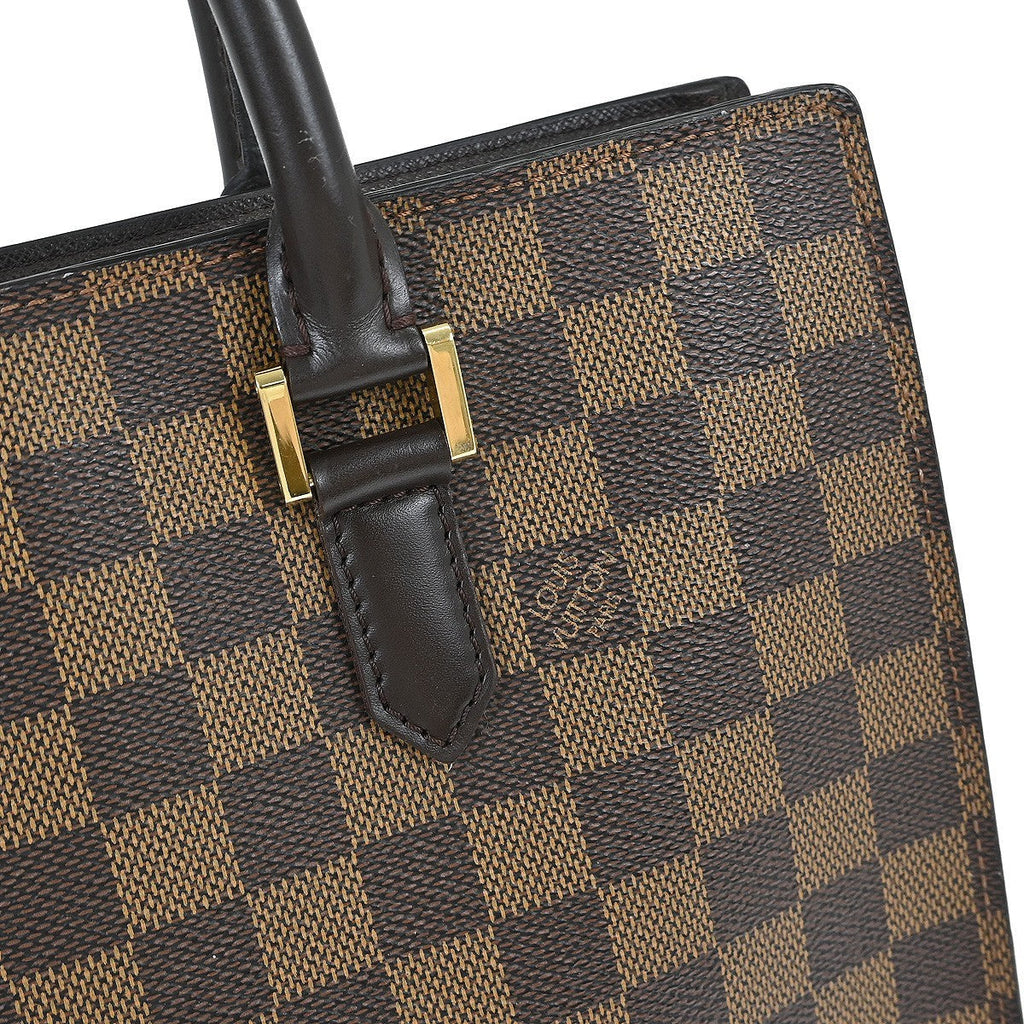 Louis Vuitton Venice Sac Plat Bag Damier Brown Canvas Tote Bag
