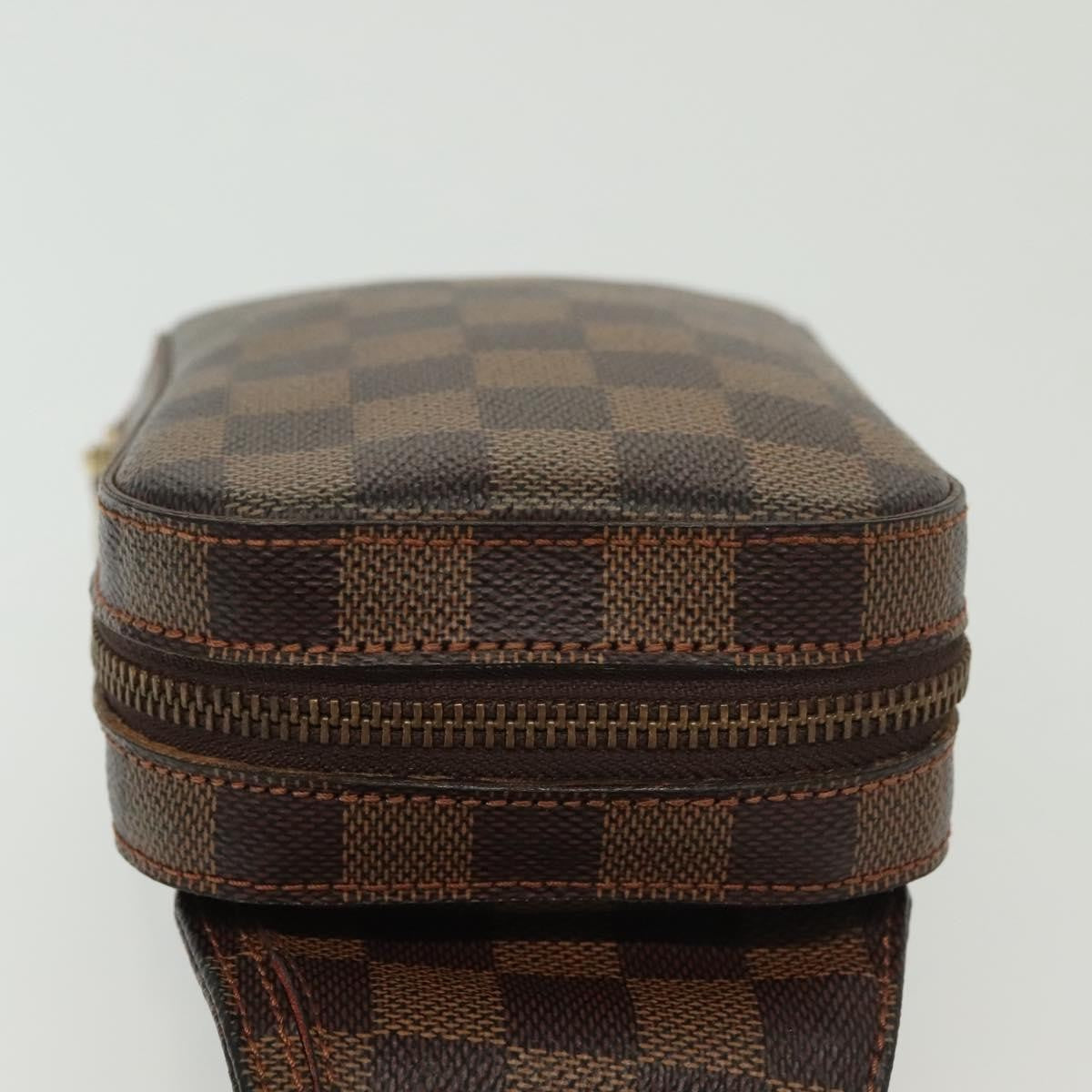 Louis Vuitton Geronimos Waist Bag Damier Brown Canvas Shoulder Bag