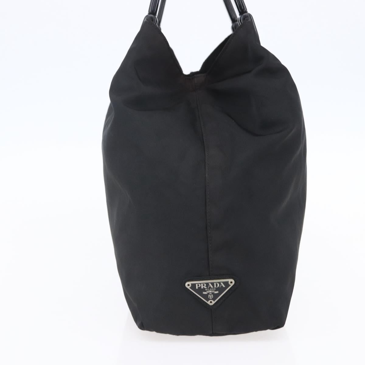 Prada Vintage Handbag Tessuto Black Nylon Handbag