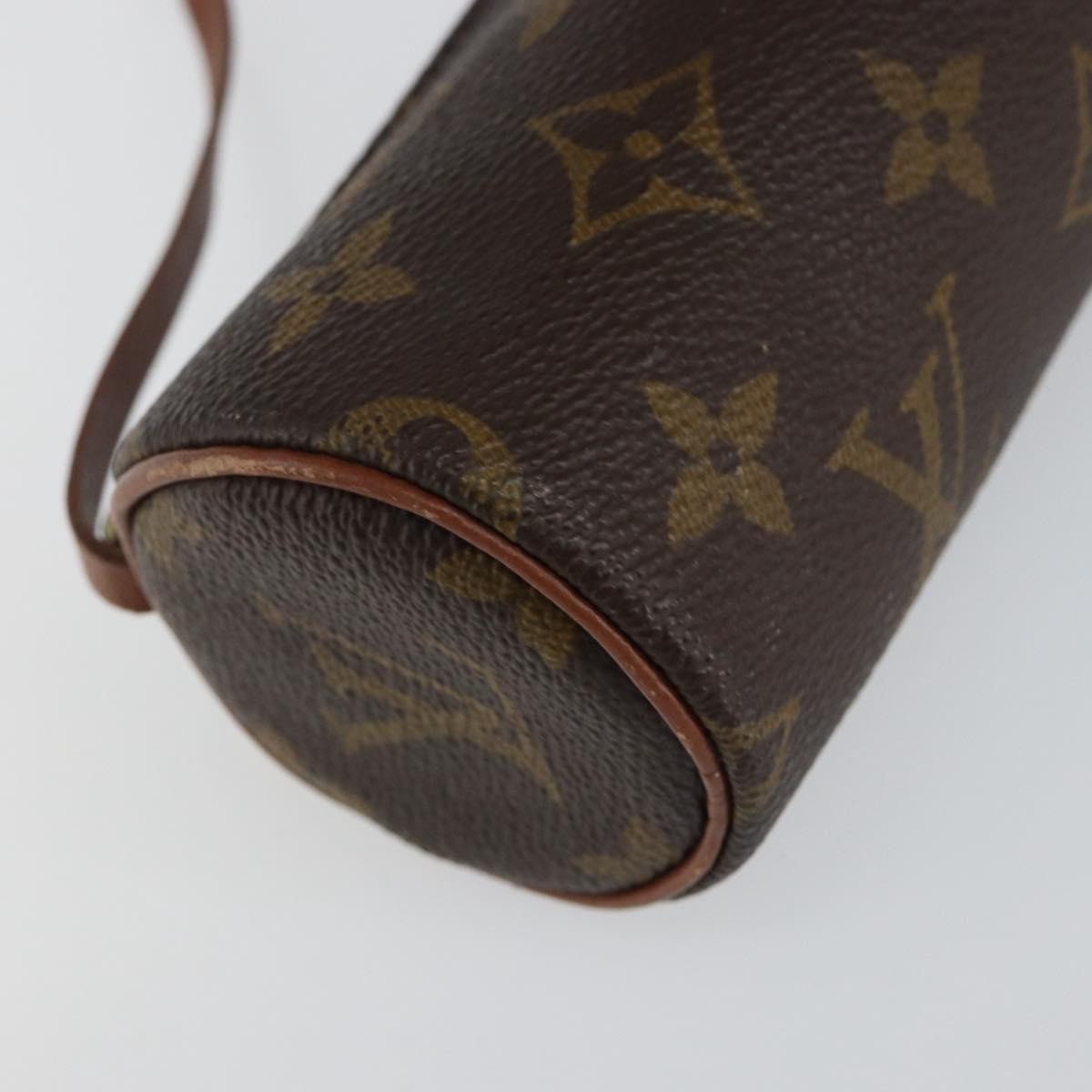 Louis Vuitton Papillon Pochette Monogram Canvas Brown Canvas Clutche & Pouche Bag